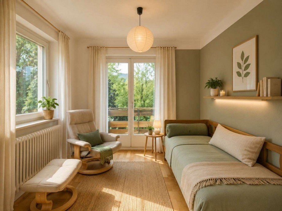 G�stezimmer KI-Visualisierung Einfamilienhaus Stuttgart