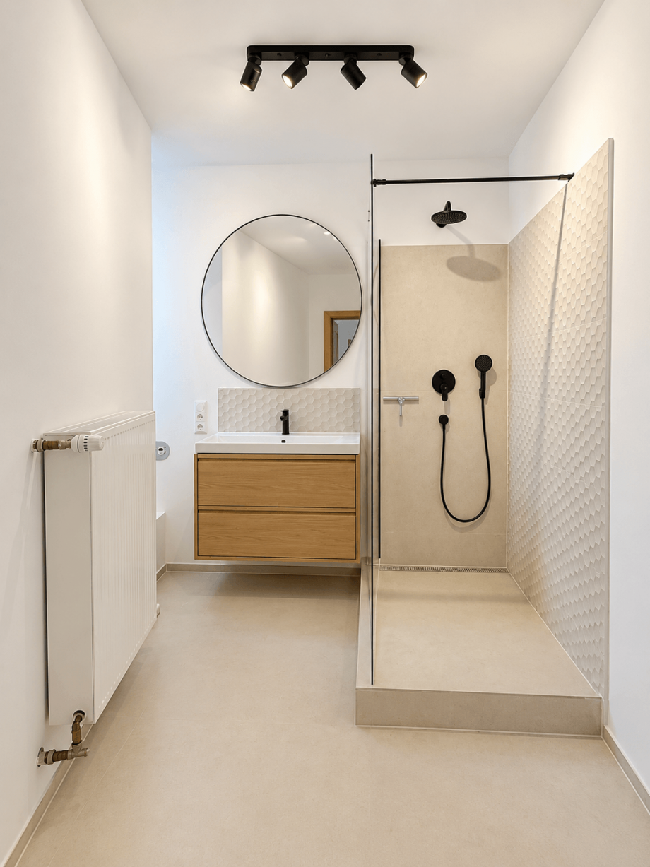 Badezimmer 2.OG Mehrfamilienhaus Pforzheim