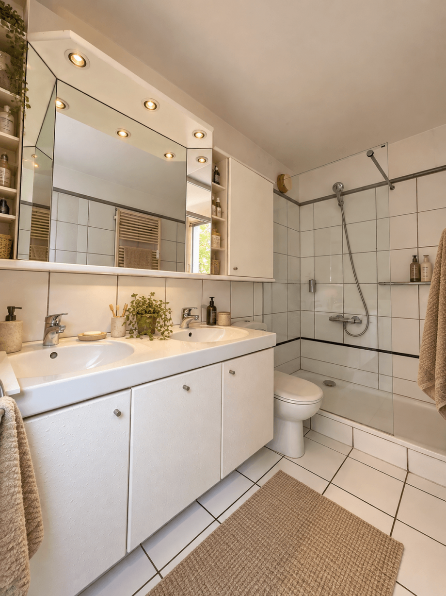 Badezimmer Ki-Visualisierung Wohnung Stuttgart