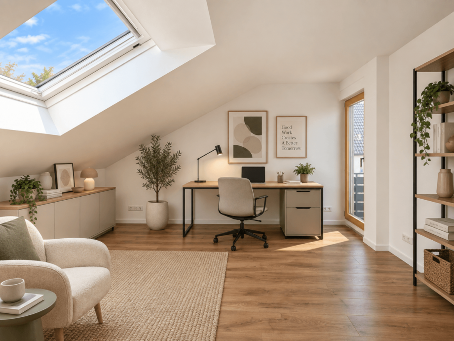 KI generiertes Einrichtungsbeispiel Wohnung Stuttgart