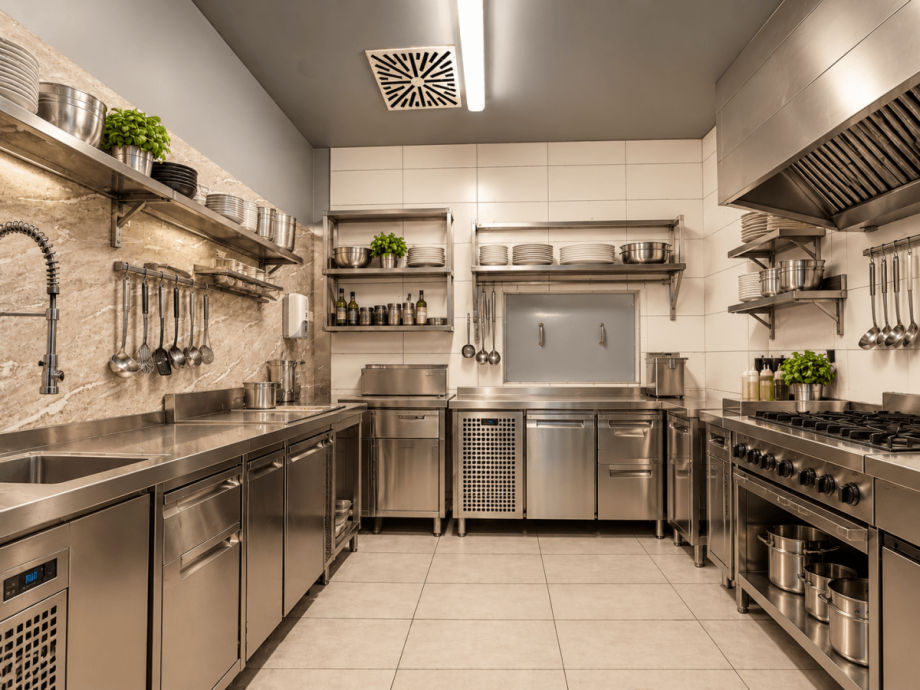 K�che (mit KI bearbeitet) Gastronomie Stuttgart