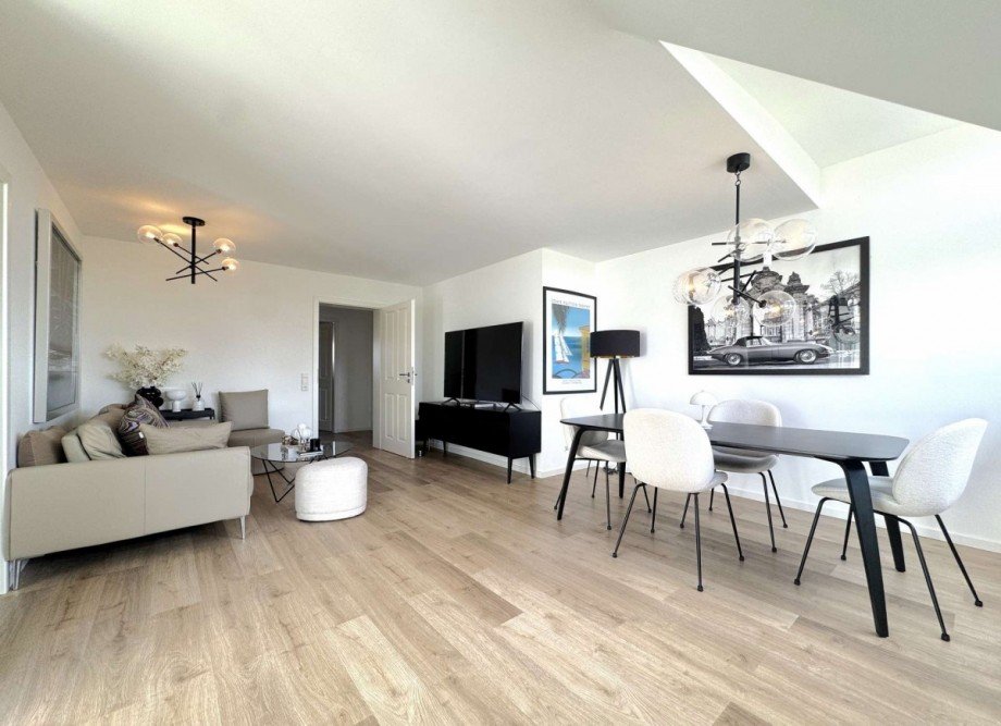 Wohnzimmer Dachgeschosswohnung Sindelfingen
