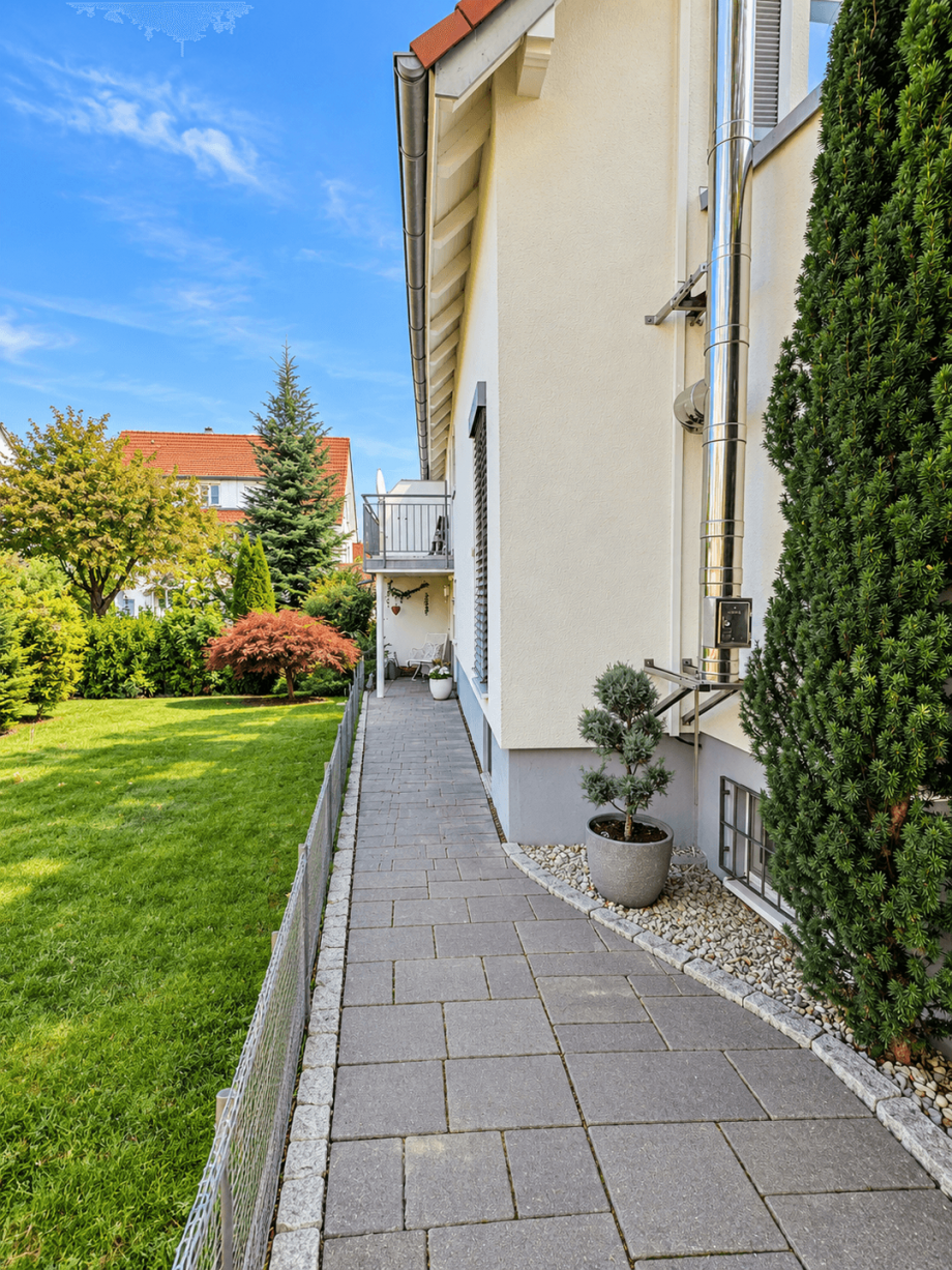 Seitenansicht Einfamilienhaus Schorndorf