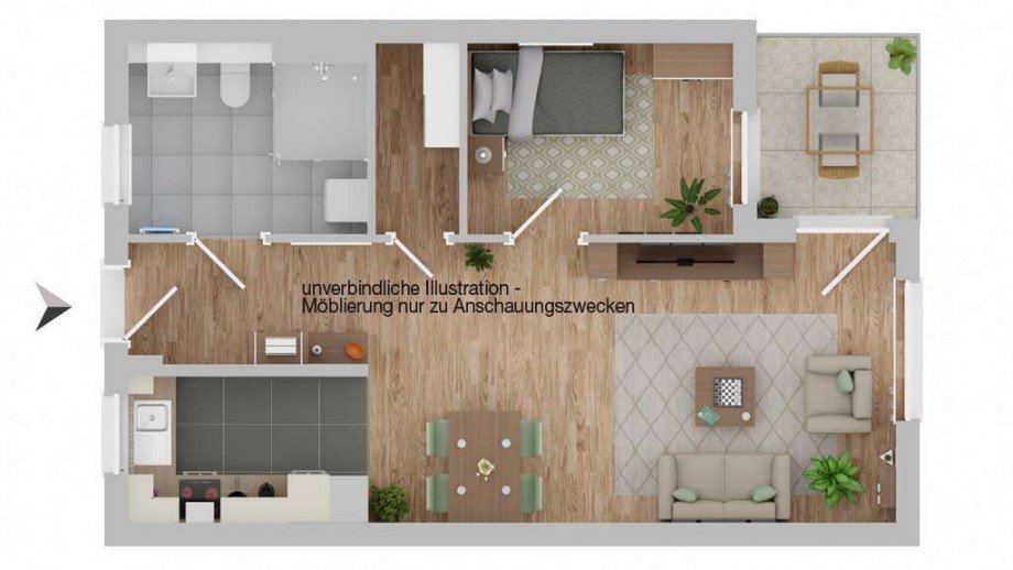 0_Grundriss Etagenwohnung Leinfelden-Echterdingen