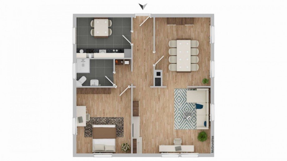 Grundriss Etagenwohnung Stuttgart