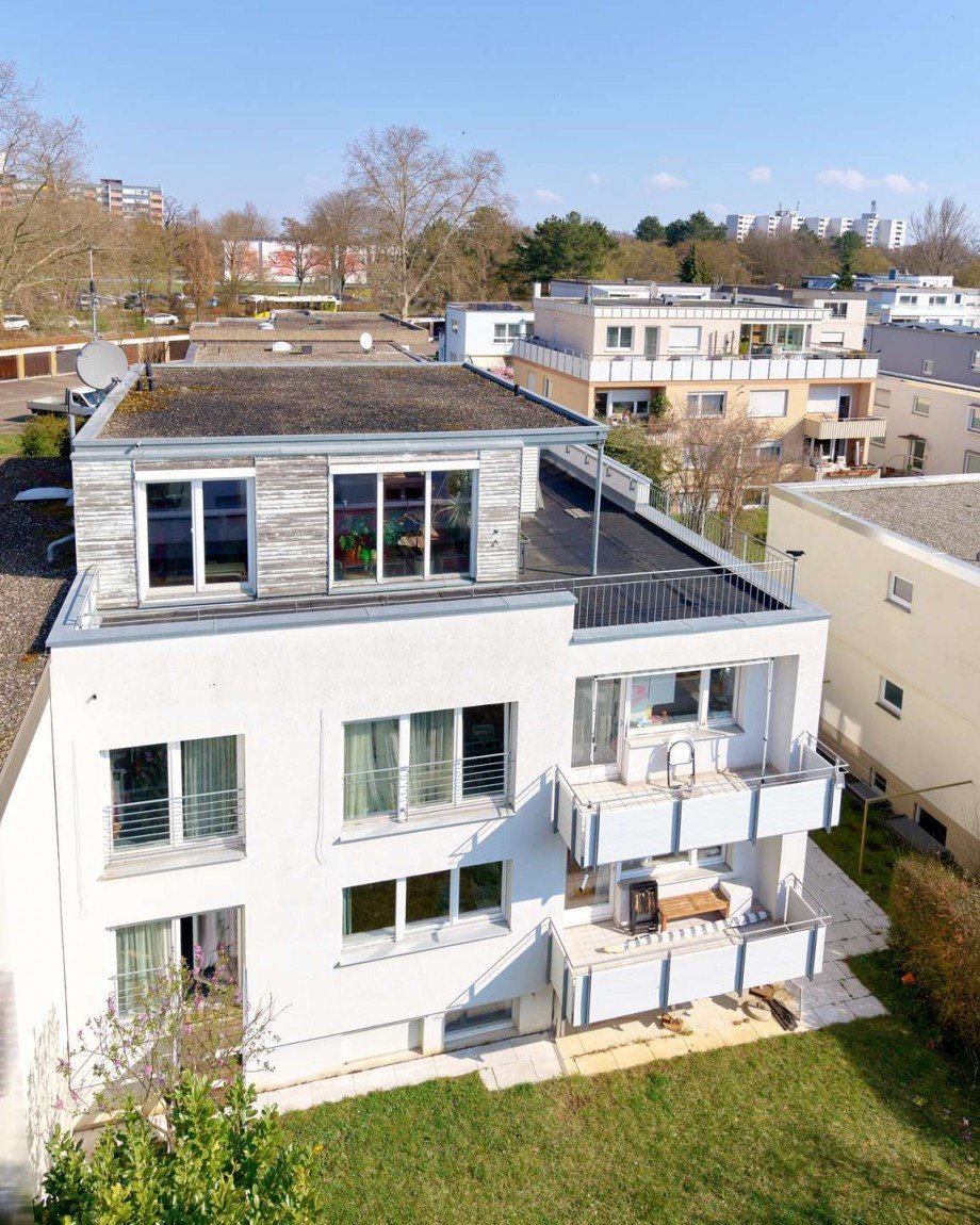 Au�enansicht Mehrfamilienhaus Stuttgart