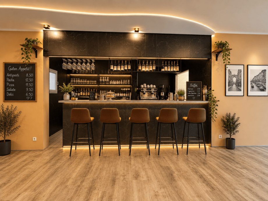 Theke (mit KI bearbeitet) Gastronomie Stuttgart