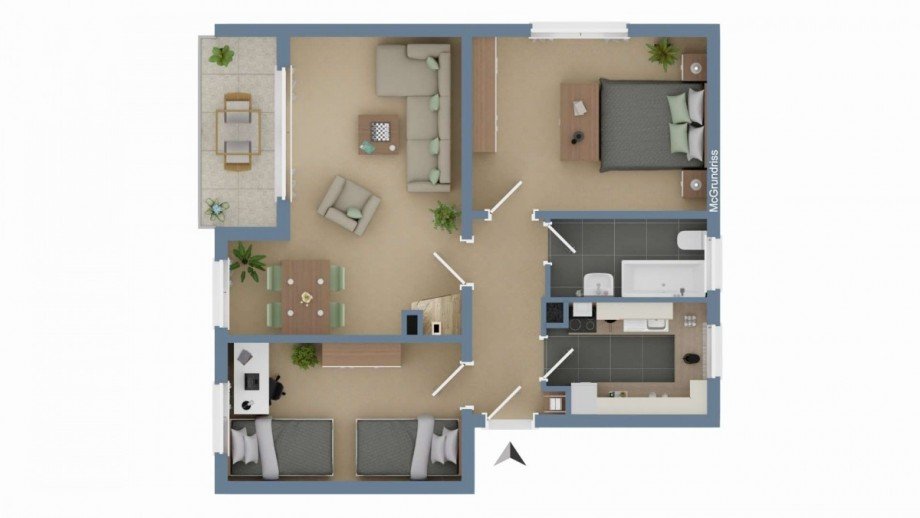 Grundriss Etagenwohnung Ostfildern