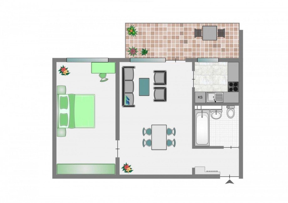 Grundriss Etagenwohnung Ostfildern