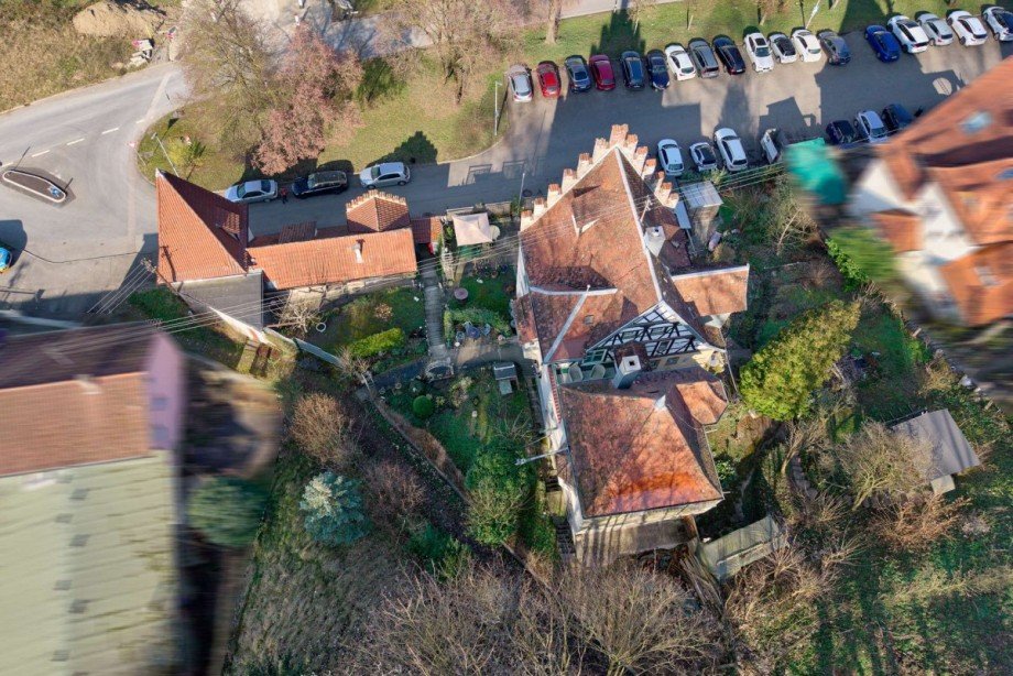 Vogelperspektive Mehrfamilienhaus Esslingen am Neckar
