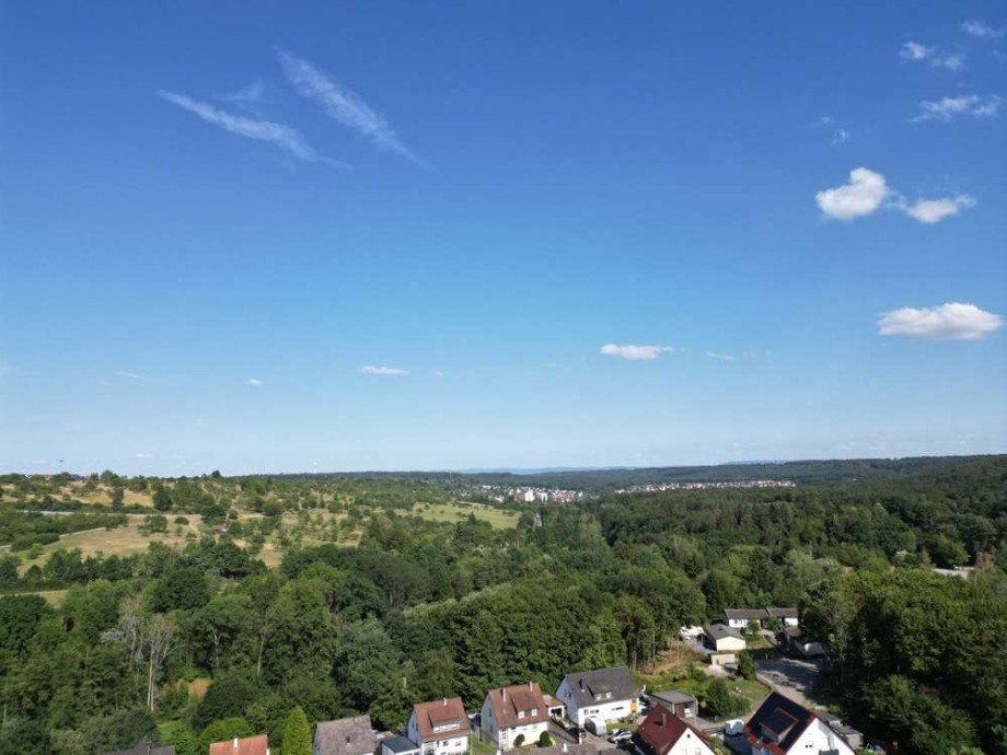Fernsicht Richtung Osten Haus Weil im Sch�nbuch