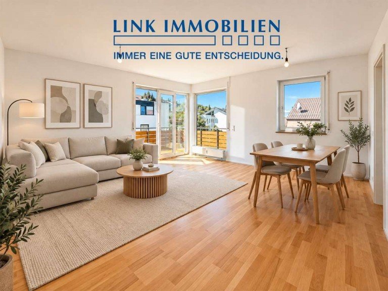 Wohn- und Esszimmer Stuttgart Etagenwohnung Moderne, helle Wohnung in ruhiger Lage mit Garage