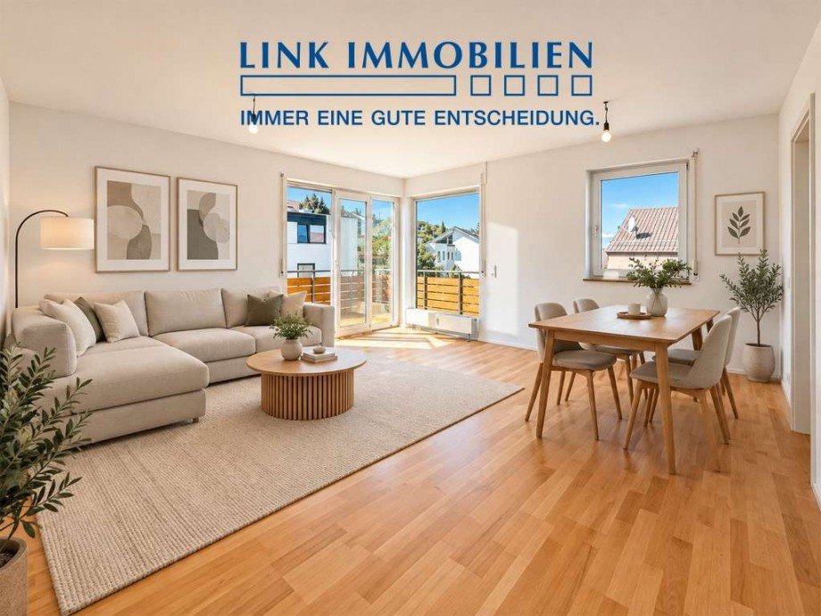 Wohn- und Esszimmer Etagenwohnung Stuttgart