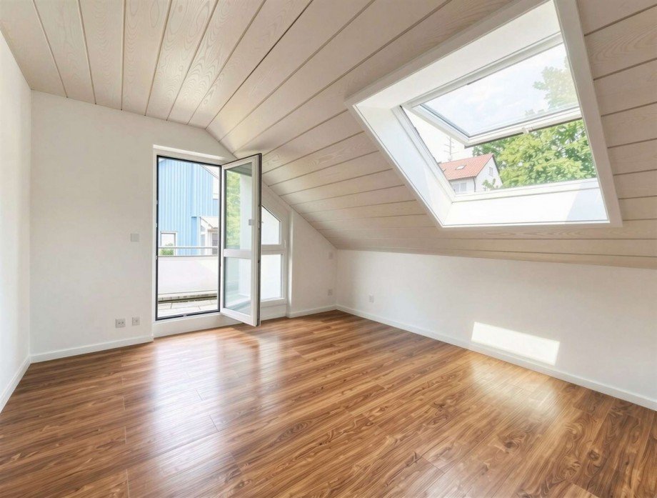 Schlafzimmer 1 Dachgeschosswohnung Stuttgart