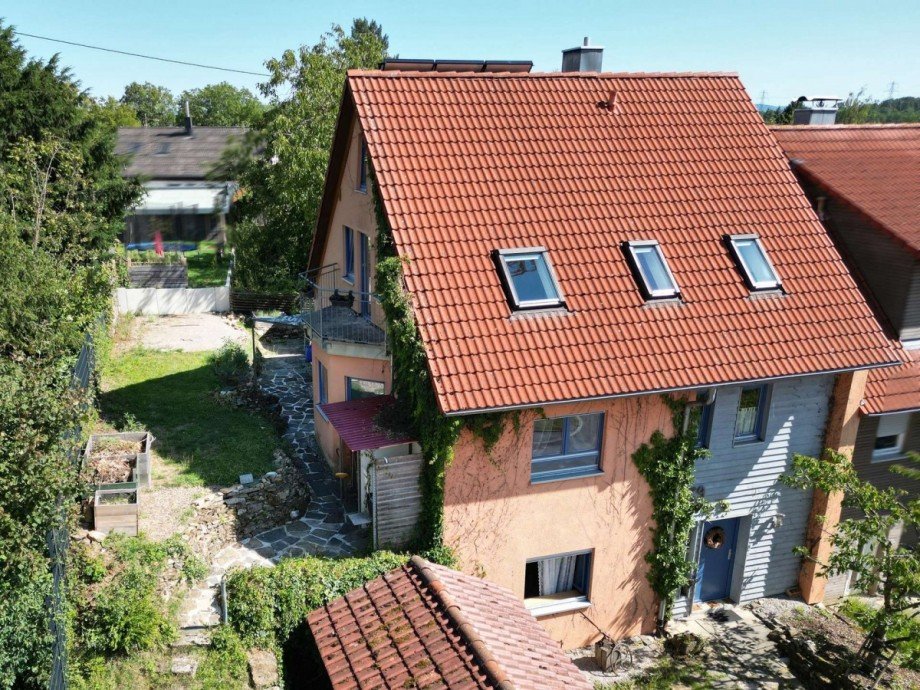 Au�enansicht Doppelhaush�lfte Pliezhausen