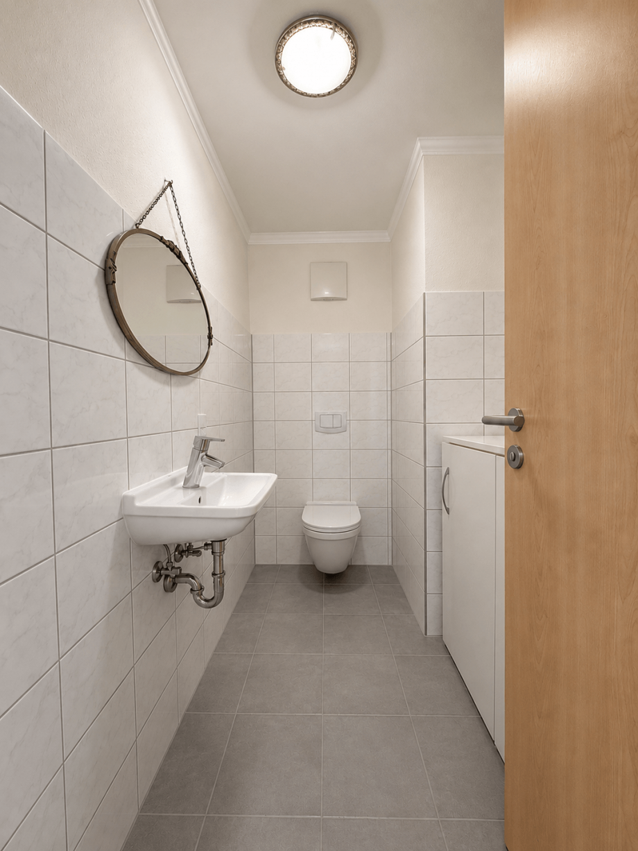 G�ste WC Etagenwohnung Waiblingen