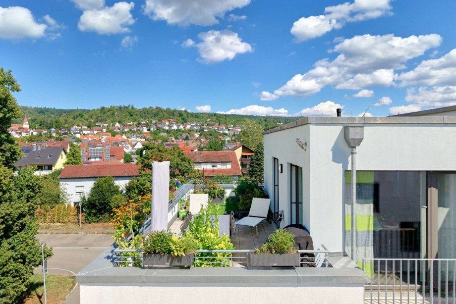 Terrasse Penthousewohnung Esslingen am Neckar