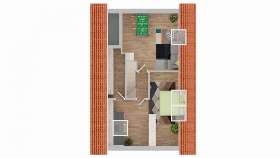 Grundriss DG2 Maisonettewohnung Stuttgart