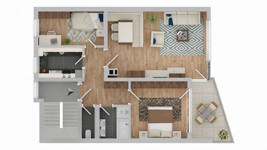 Grundriss Wohnung Leonberg