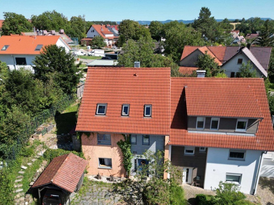 Au�enansicht Doppelhaush�lfte Pliezhausen